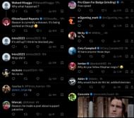 Fans react to the creator being suspended on the Meta website (Image via various X accounts)